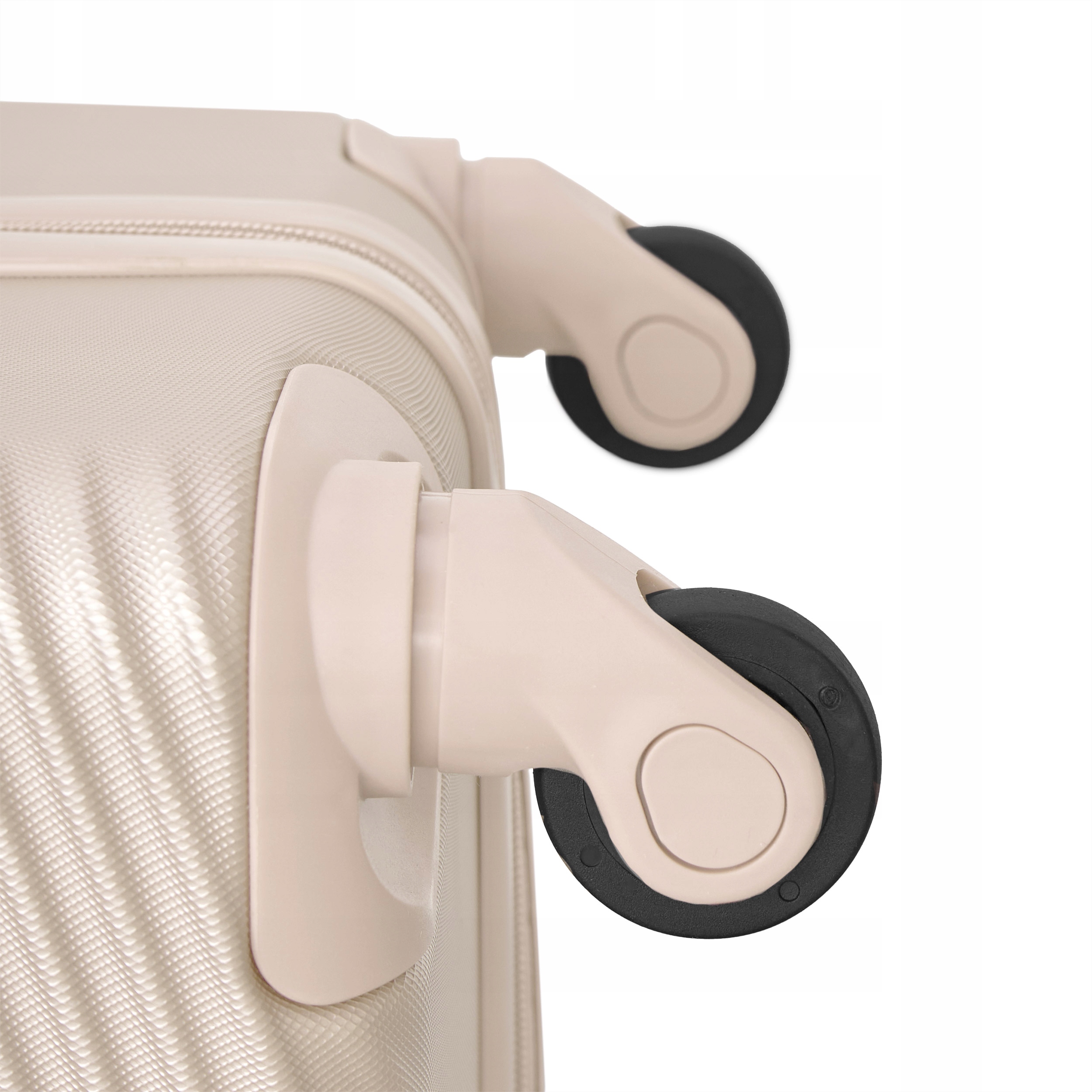 Betlewski Zestaw 3 walizek na bagaż wakacje twarde kółka zamek szyfrowy Wzór dominujący bez wzoru