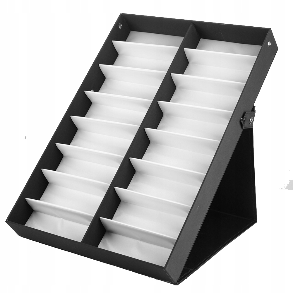 ORGANIZER ETUI NA OKULARY 16SZT SZKATUŁKA PUDEŁK Cechy brak