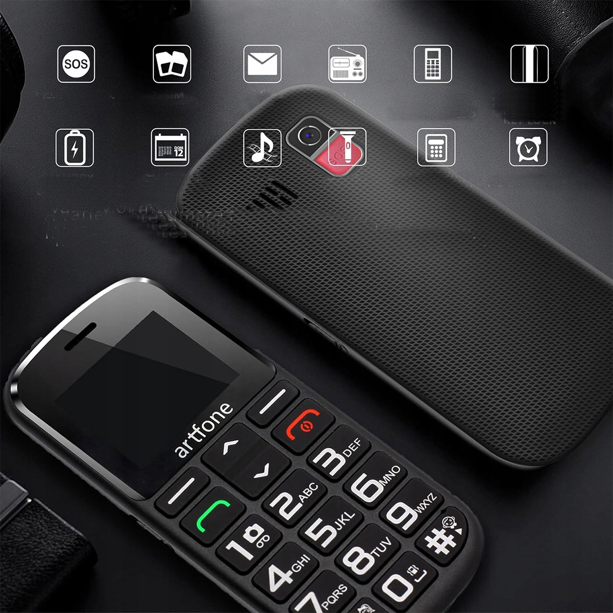 TELEFON Z KLAPKĄ KOMÓRKA GSM SIMPLE DLA SENIORA RADIO SOS DUŻE CYFRY Marka telefonu LTC