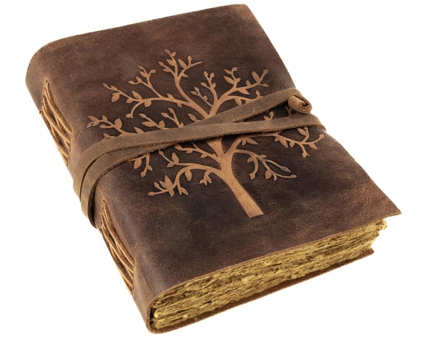 NOTATNIK VINTAGE DRZEWO ŻYCIA NOTES SKÓRZANY 240 STRON IDEALNY NA PREZENT