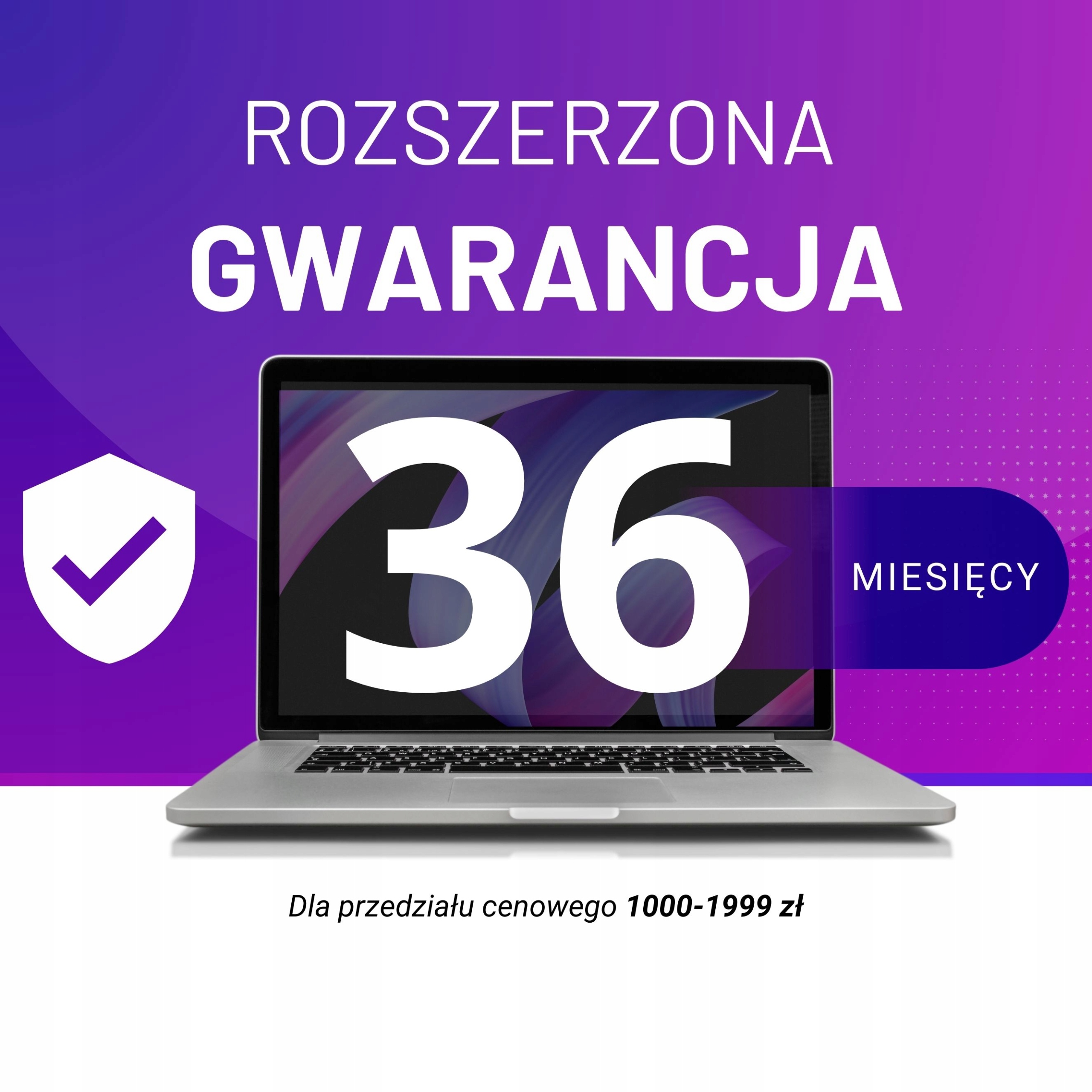 Predĺžená Záruka Alekom až na 36 Mesiacov v cenovom rozpätí 1000 – 1999 Pln