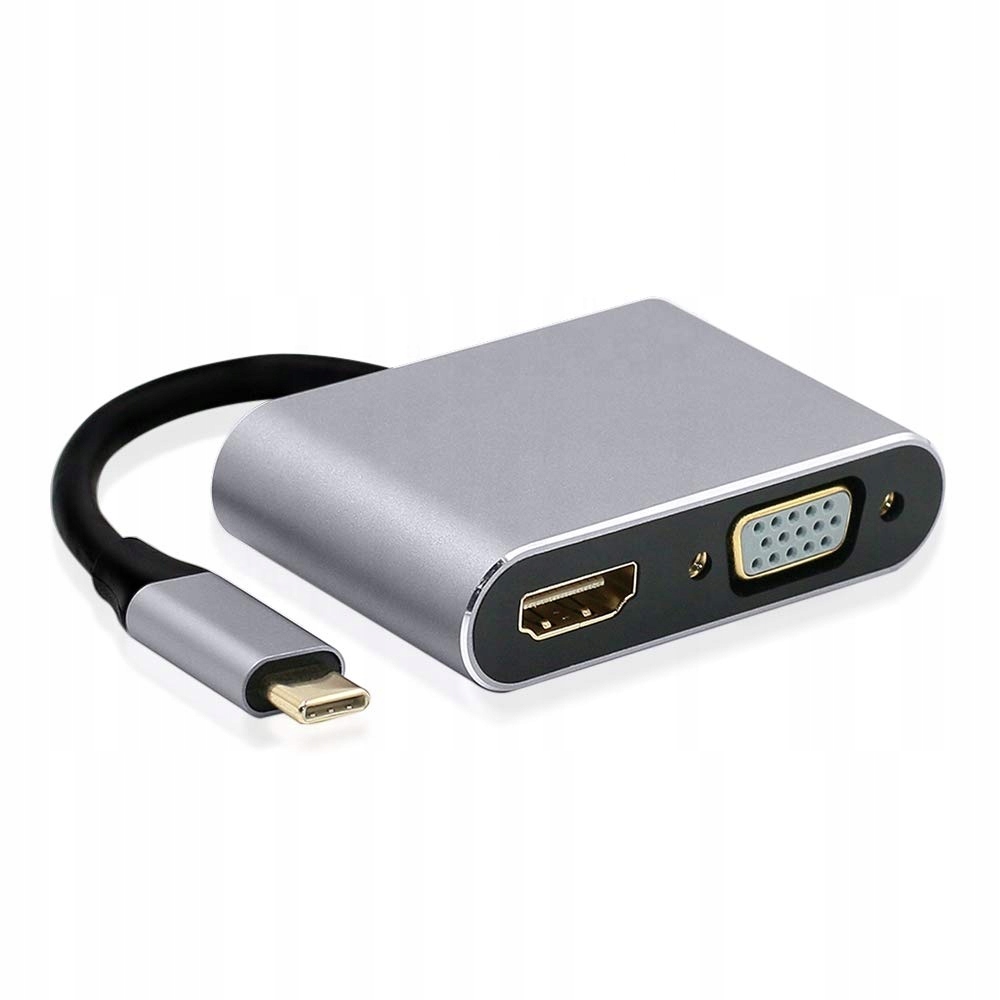 

Adapter Przejściówka Hub Usb-c 4k Hdmi Vga