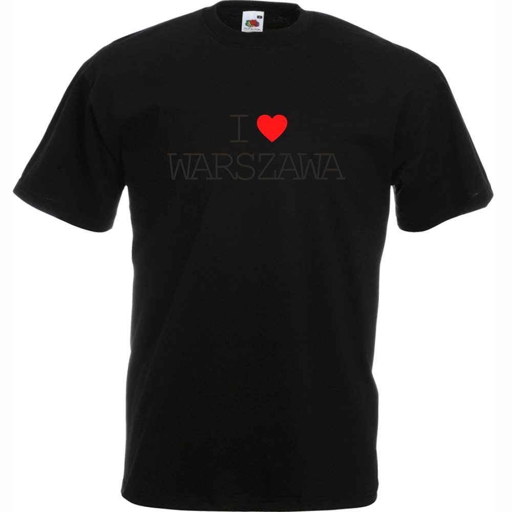 

Koszulka Warszawa stolica Polska XXL czarna