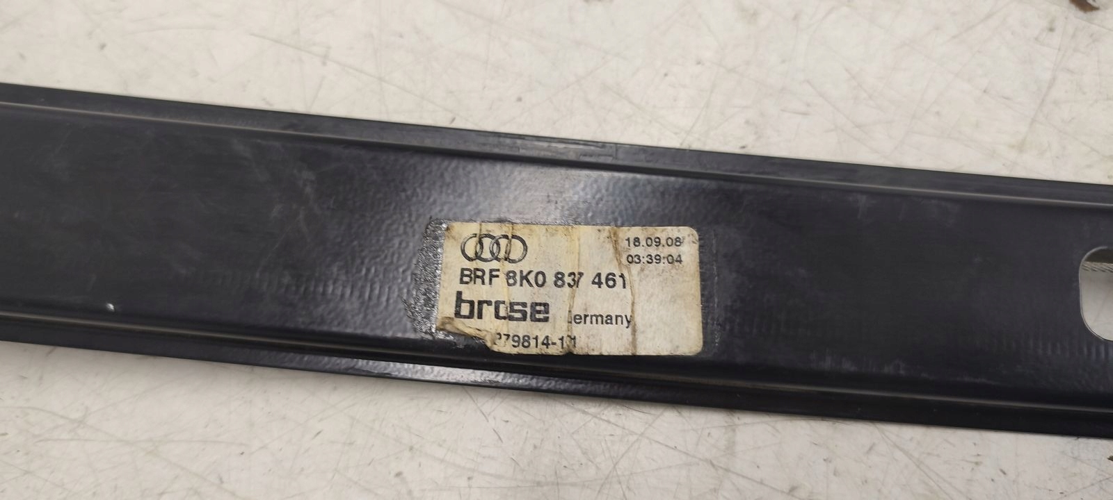 window regulator left front mechanism Audi A4 B8