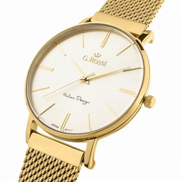 

Złoty Zegarek G.rossi G.R10401 Slim Na Prezent Box