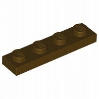 

Lego Płytka 1x4 3710 6252667 DBrown 1szt N