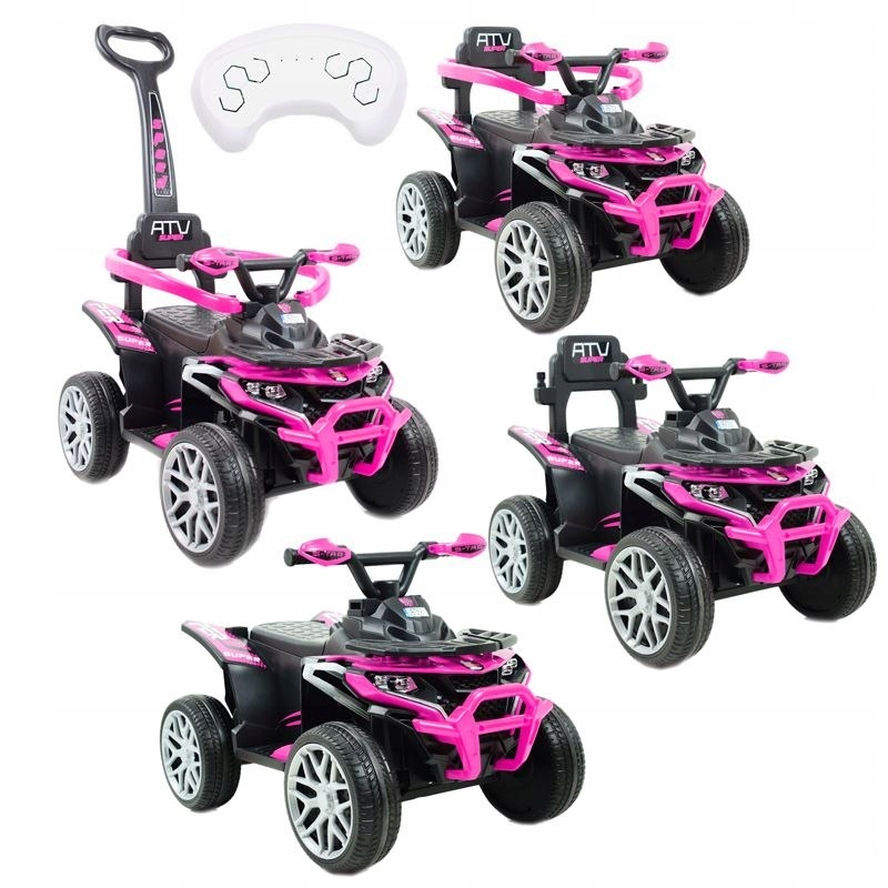 Quad Na Akumulator, Jeździk, Odpychacz, Pchacz Pojazd Wielof. Pilot/aplik