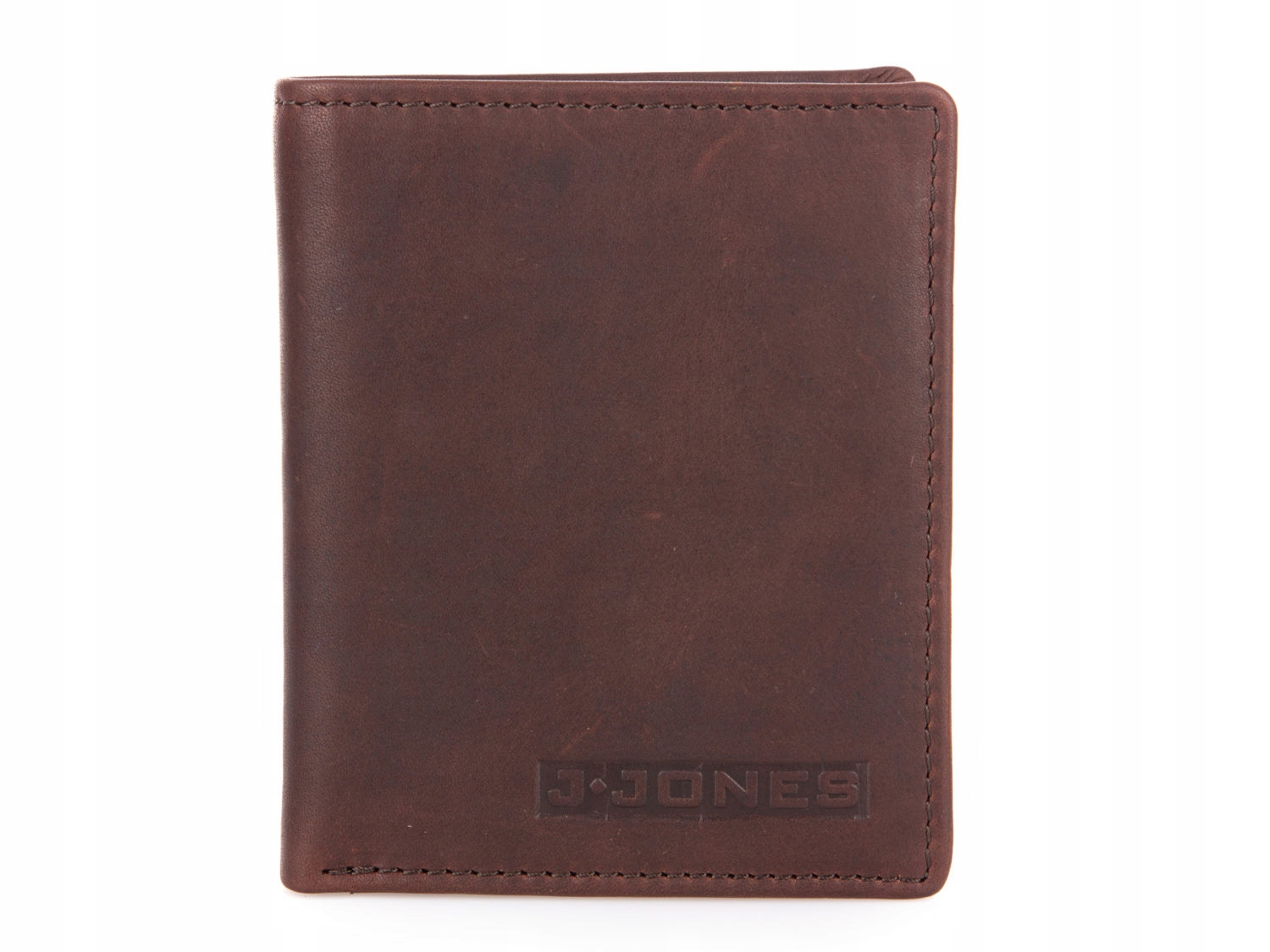 

Pionowy Portfel Męski Bifold Ze Skóry Naturalnej