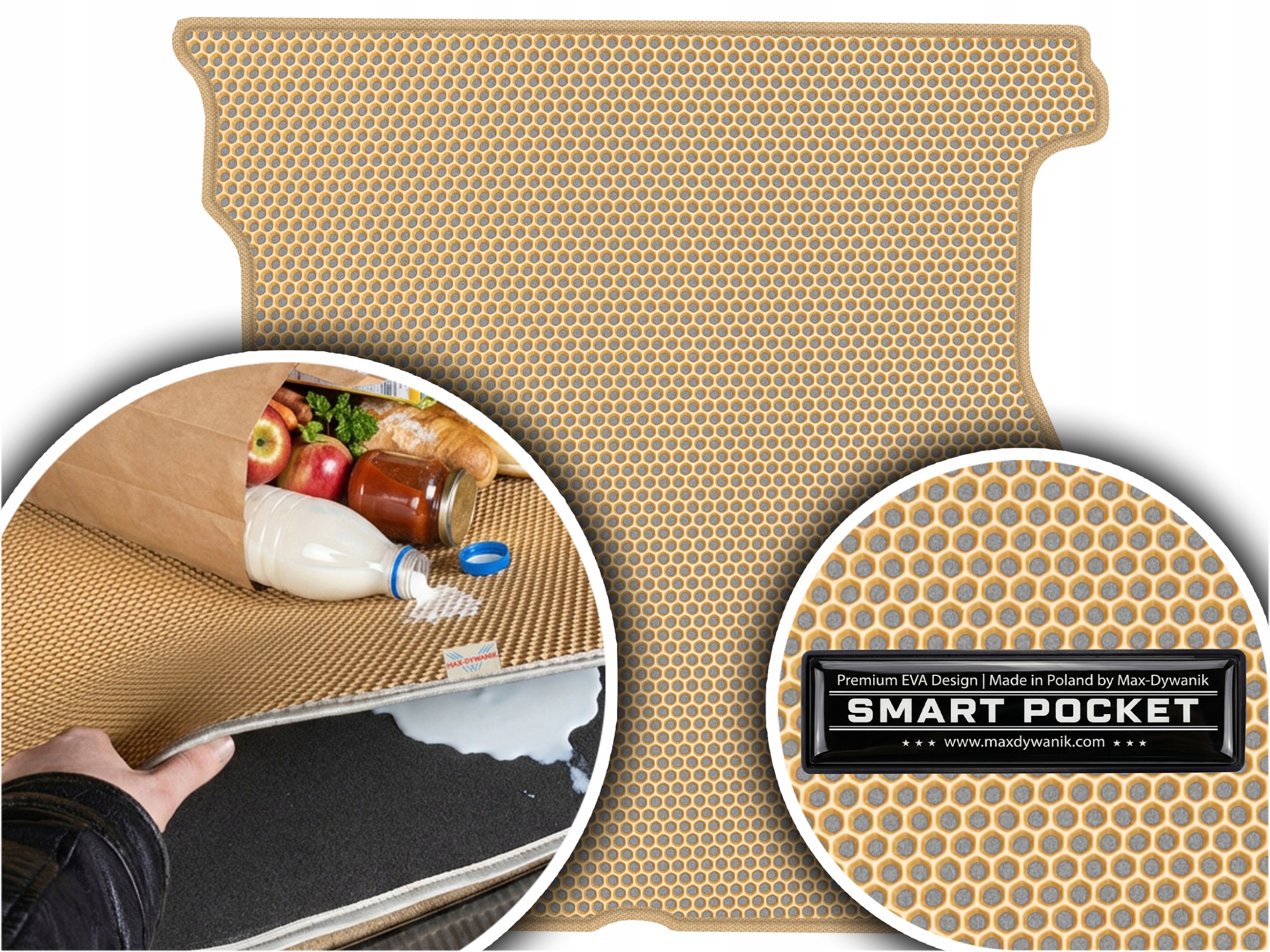 Chrysler Sebring Sedan 1995-2010 Vložka do kufru Eva Smart Pocket Béžová