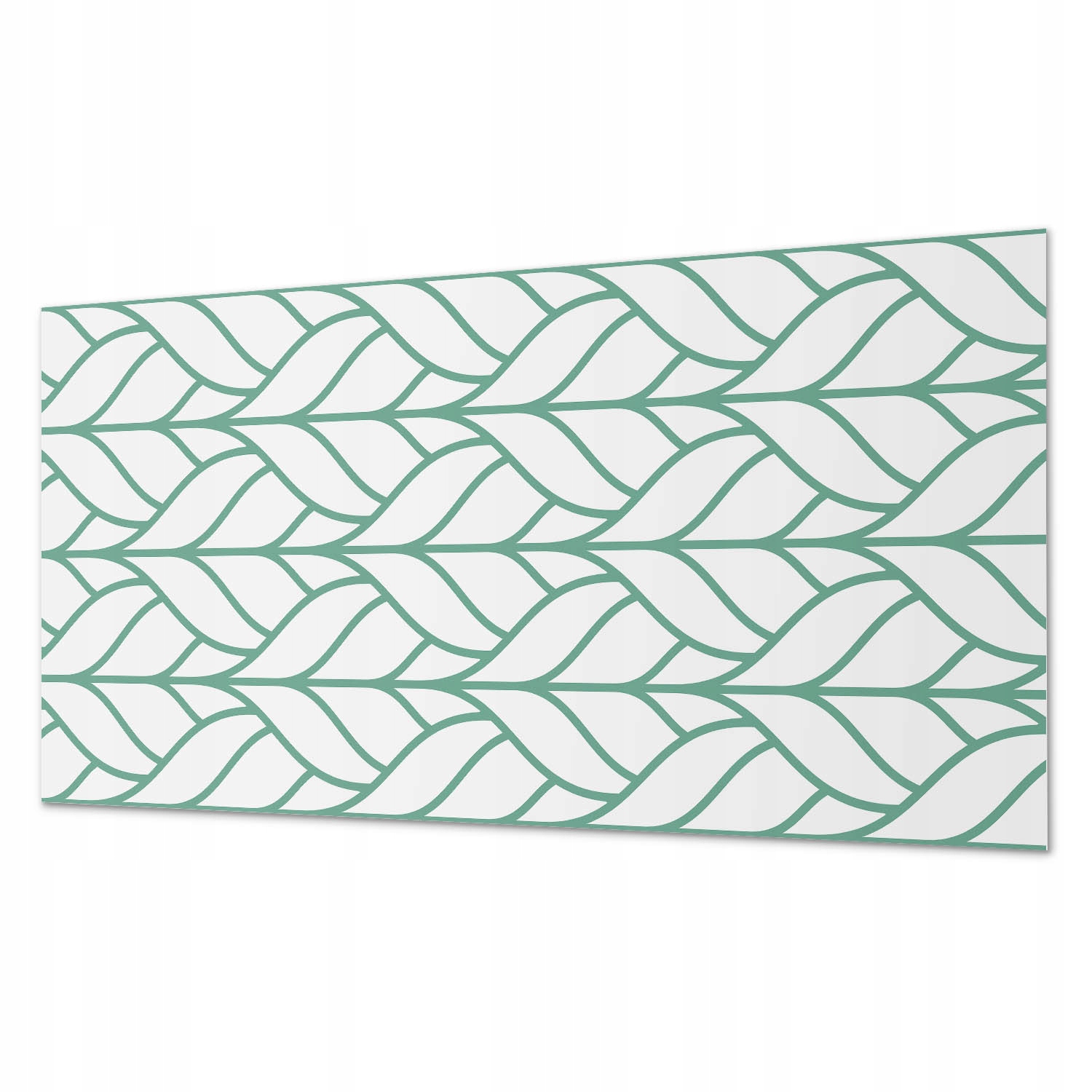 Vinylový panel s grafikou do kúpeľne s listovým vzorom v rovnováhe 120 x 60 cm