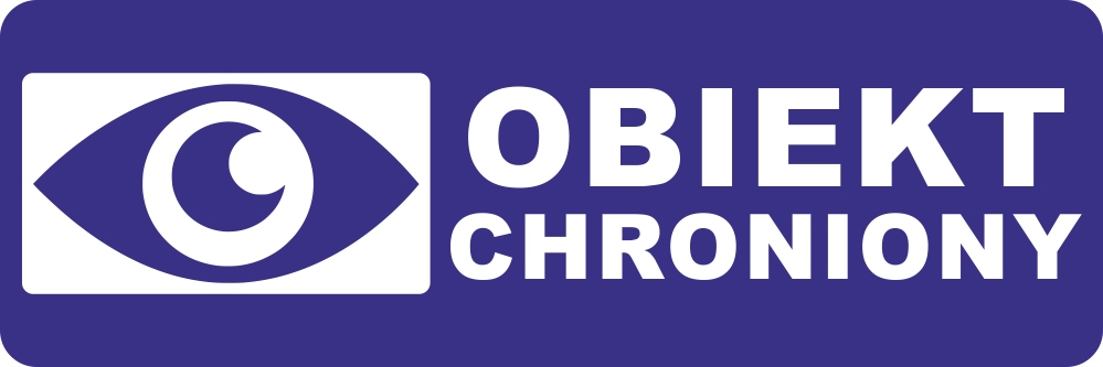 

Naklejka informacyjna Obiekt Chroniony 30 x 10 cm