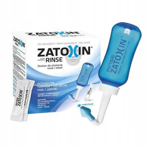 

Zatoxin Rinse zestaw do płukania nosa i zatok
