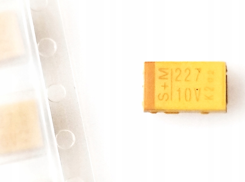[20szt] Kondensator tantalowy Smd rozmiar D 220uF 10V