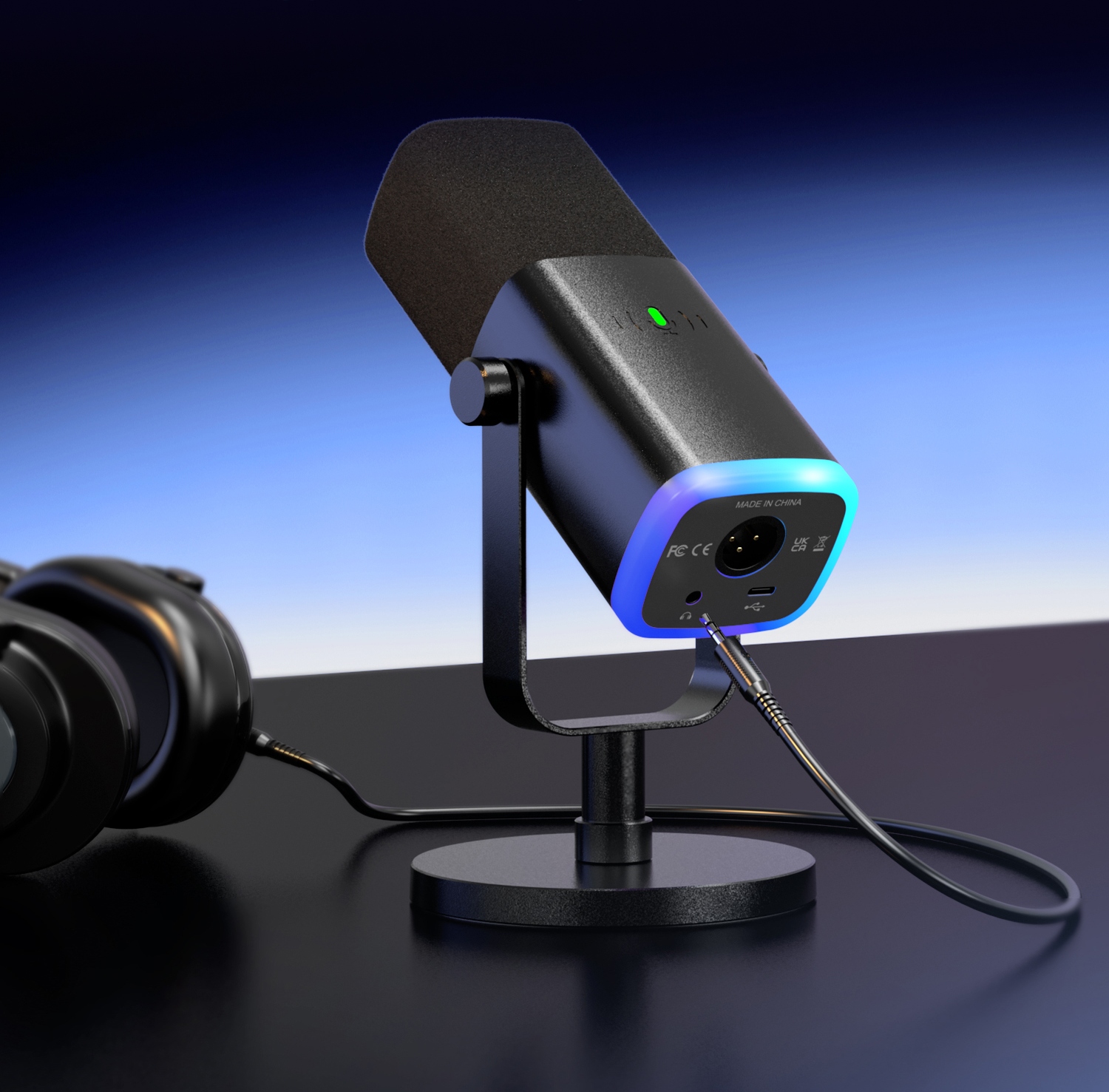 Mikrofon dynamiczny studyjny Fifine AM8 AMPLIGAME USB/XLR RGB gamingowy PnP Zastosowanie studyjny