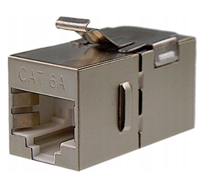 1 x Moduł Keystone RJ45 kat. 6 A KLANET KEY-S6A Łącznik UTP