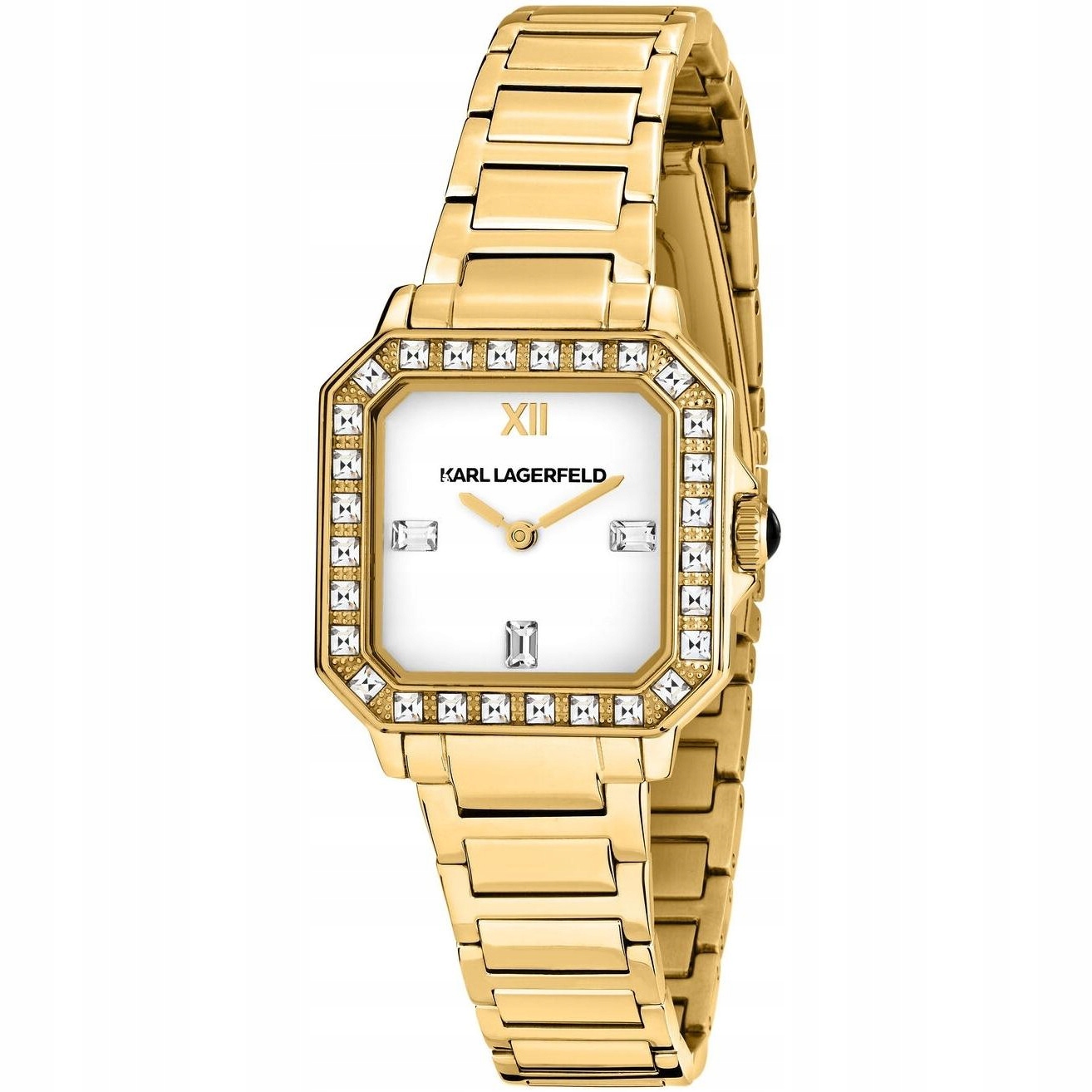 Dámské hodinky Karl Lagerfeld R0553102501 Zirkony zlaté