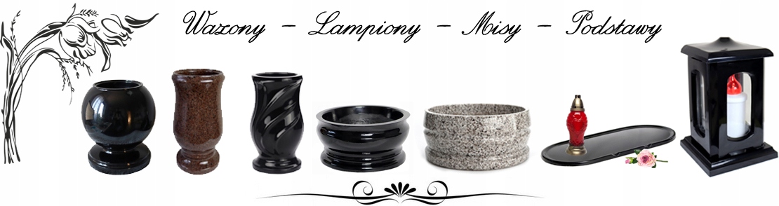 Wazon nagrobny ZŁOTA KALLA Materiał kompozyt