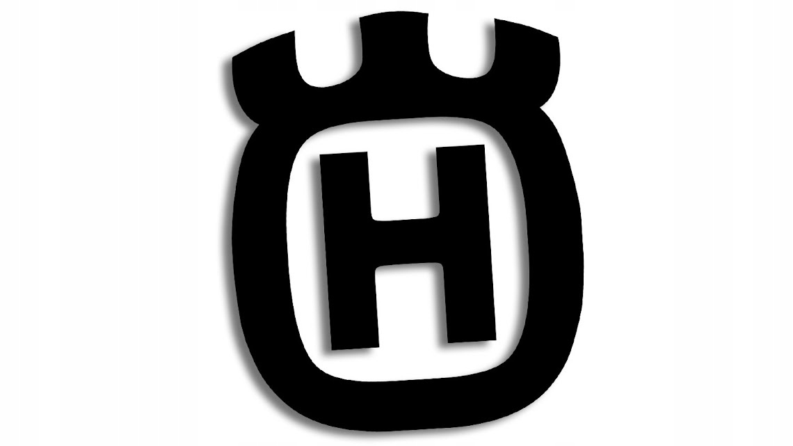 

Wycinana naklejka Husqvarna logo czarna