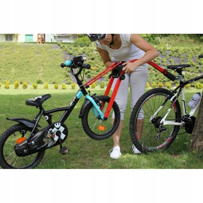 DRĄŻEK HOLOWNICZY SZTYWNY HOL ROWEROWY DLA DZIECKA Peruzzo Trail Angel Kolor dominujący odcienie zieleni