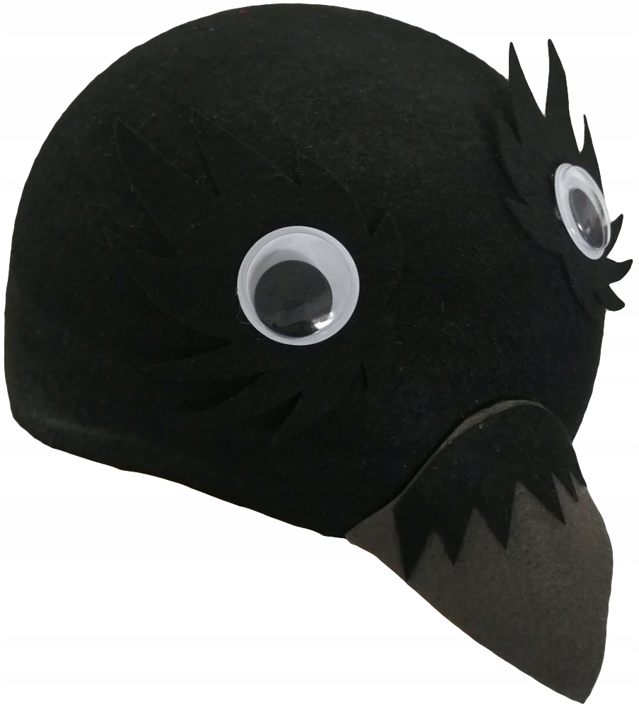 

Czapka Kruk Wrona Ptak Strój Przebranie Karnawał