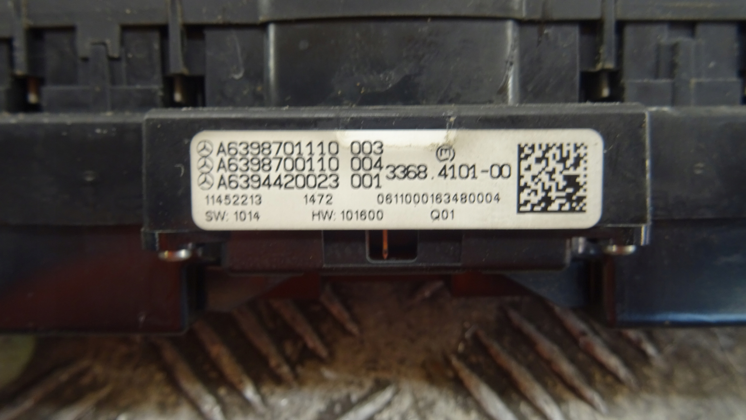 PANEL switch AWARIA PDC VITO LIFT A6398701110