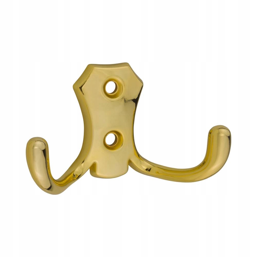 

Wieszak ścienny ubraniowy Yukon Mosiądz Połysk