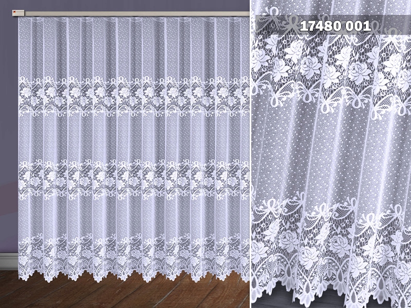 FIRANKA ŻAKARDOWA 17480/230 NOWOŚĆ PROMOCJA Marka inna marka