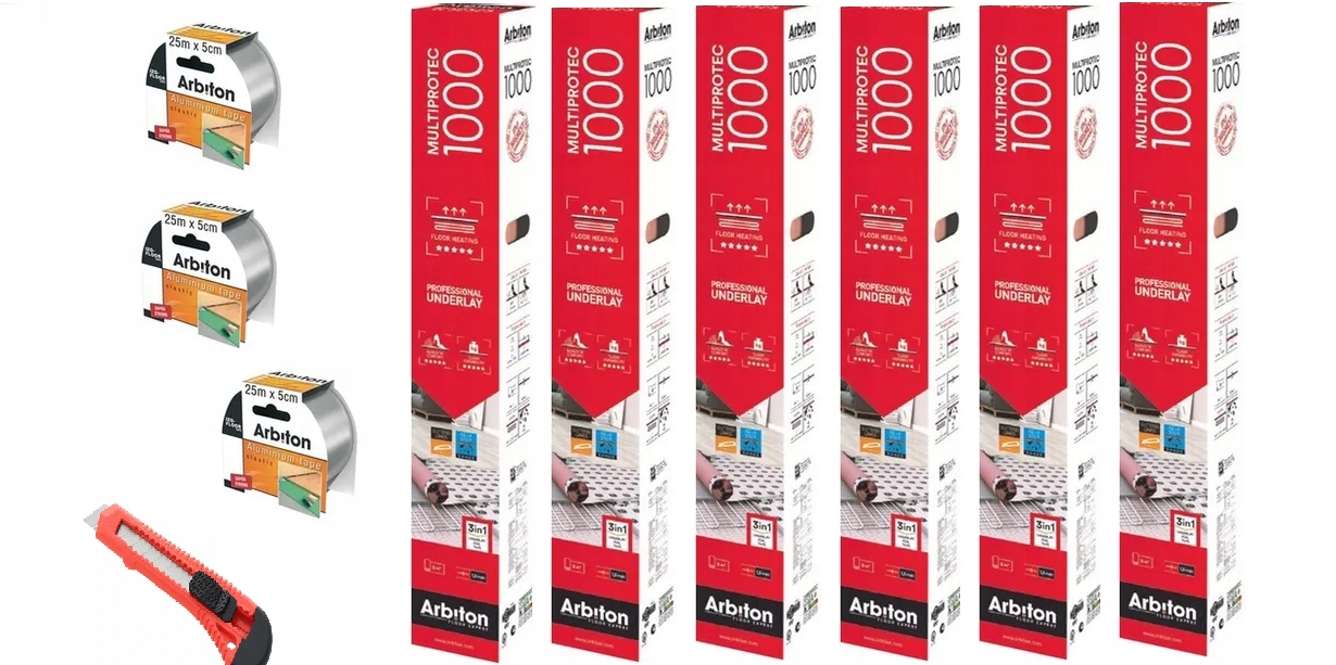 Podkład Multiprotec 1000 3w1 Arbiton 64m2 + gratis