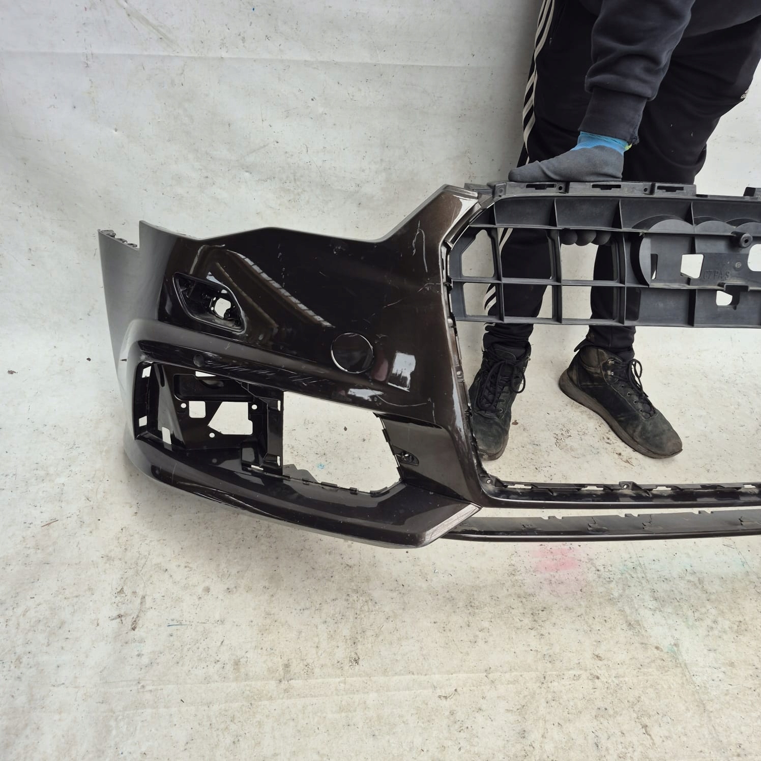 AUDI S6 C7 4G LIFT 14-18 bumper front front washer PDC