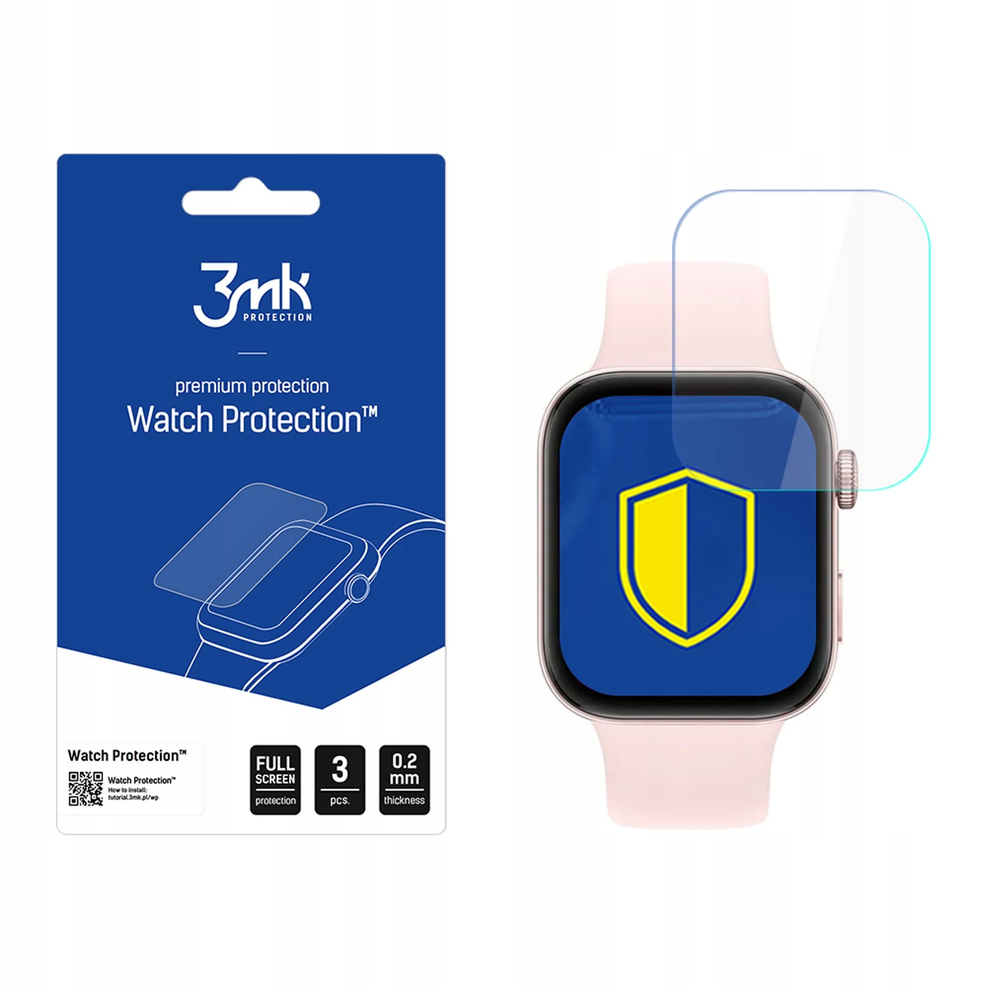 Ochrana na displej inteligentných hodiniek Huawei Watch Fit 3 3mk Watch Protection