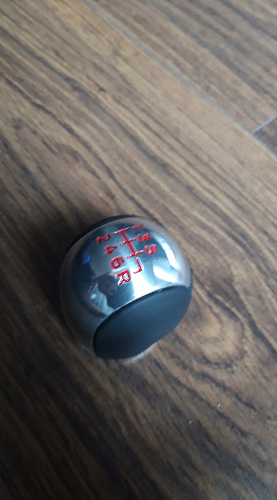 300378 - ручка перемикання передач Ford ST, Fiesta, Focus, шкіра + хром