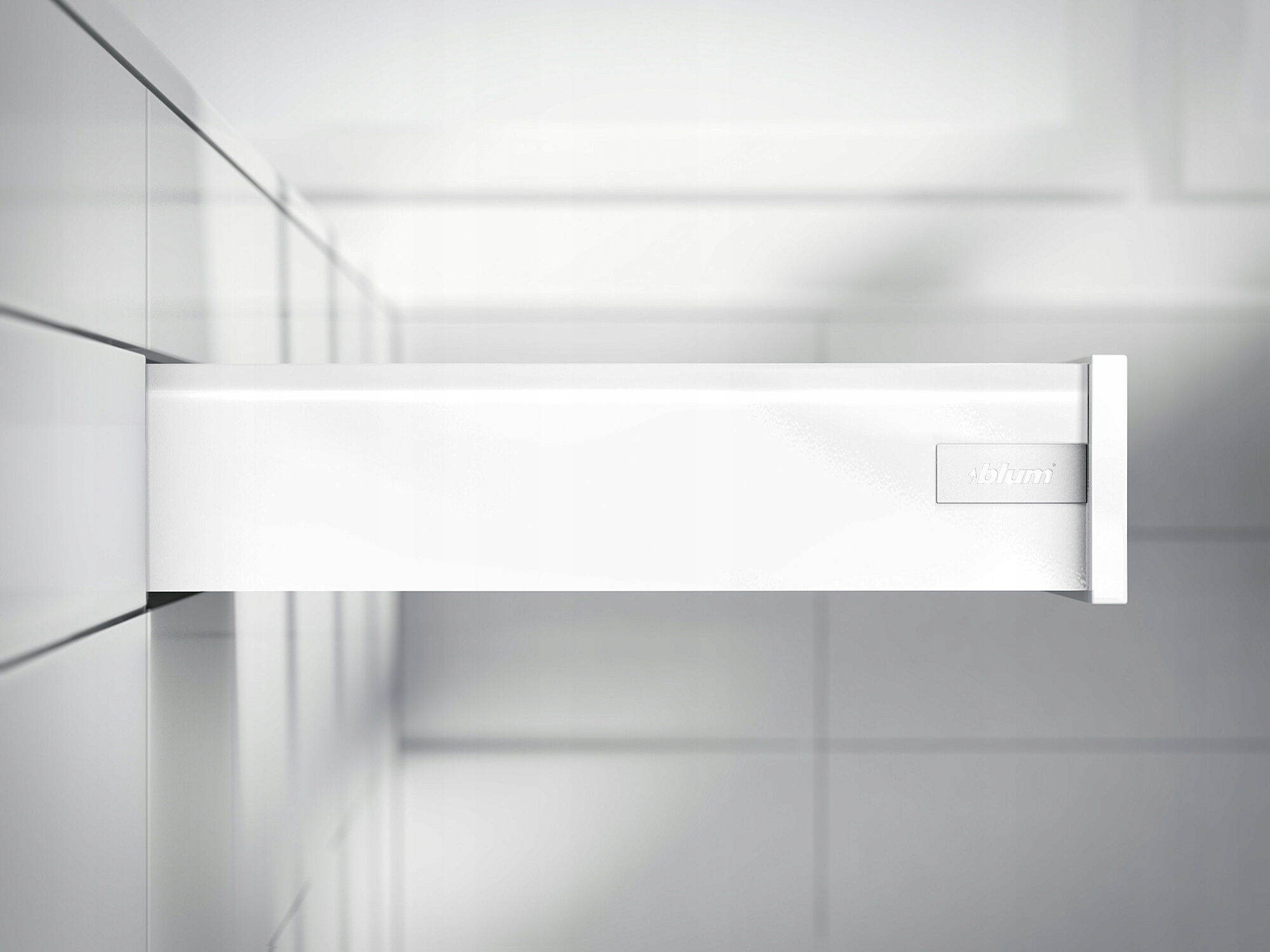 Šuplík Tandembox Antaro 500 mm, vysoká K, 30 kg, bílá