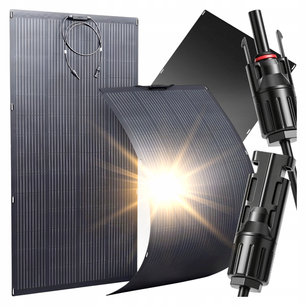 Elastyczny panel słoneczny Allpowers 100W do stacji zasilania, domu kampera