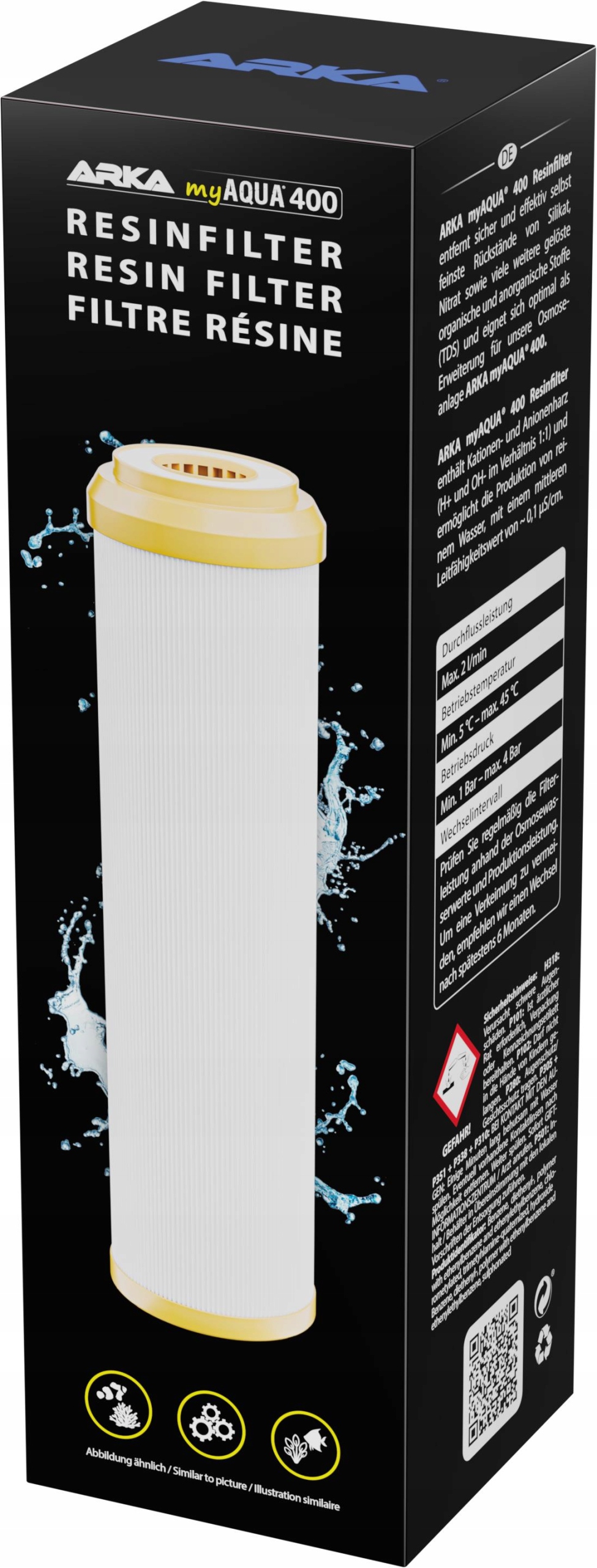 Levně Iontová Výměnná Filtrační Vložka Pro Filtr Reverzní Osmózy Ro/di 400L/24H