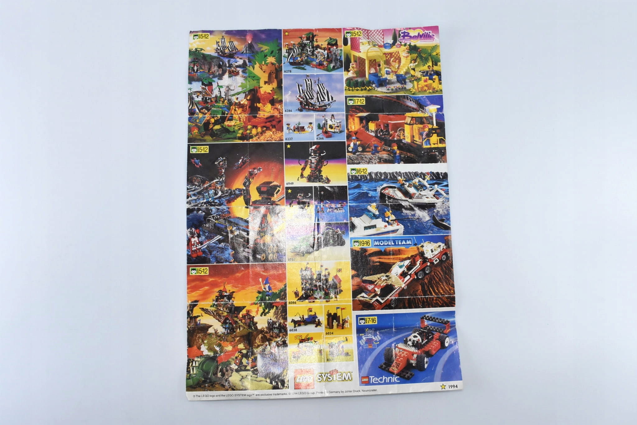 LEGO plakat ulotka Town [1994] A4 Marka LEGO