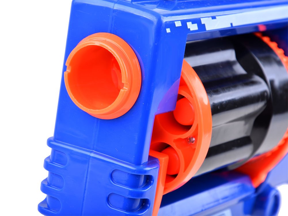 Pistolet BLASTER naboje piankowe 10szt broń ZA3286 Materiał Plastik Inny