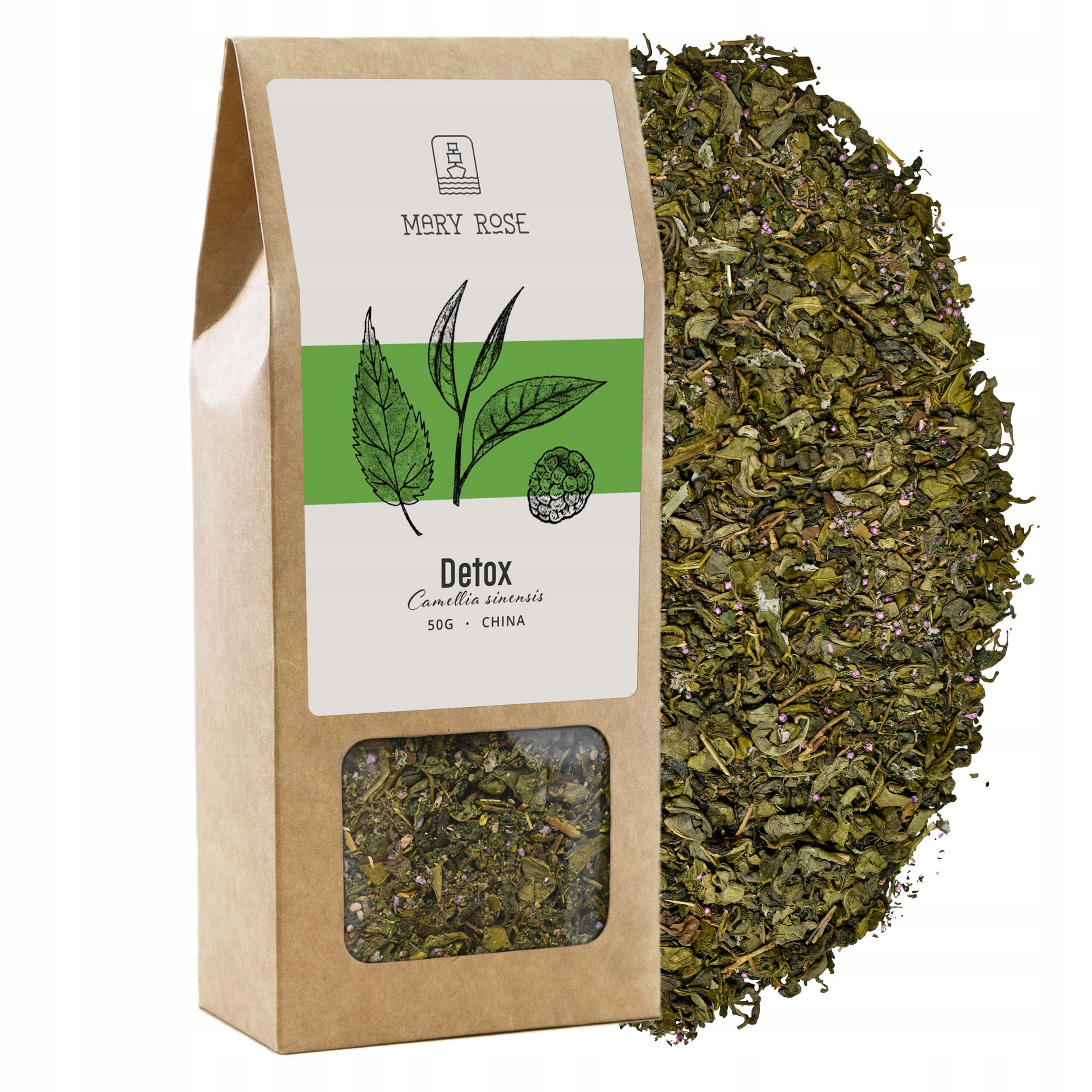 Levně Mary Rose Čaj Zelený Herbal Passion 50 g