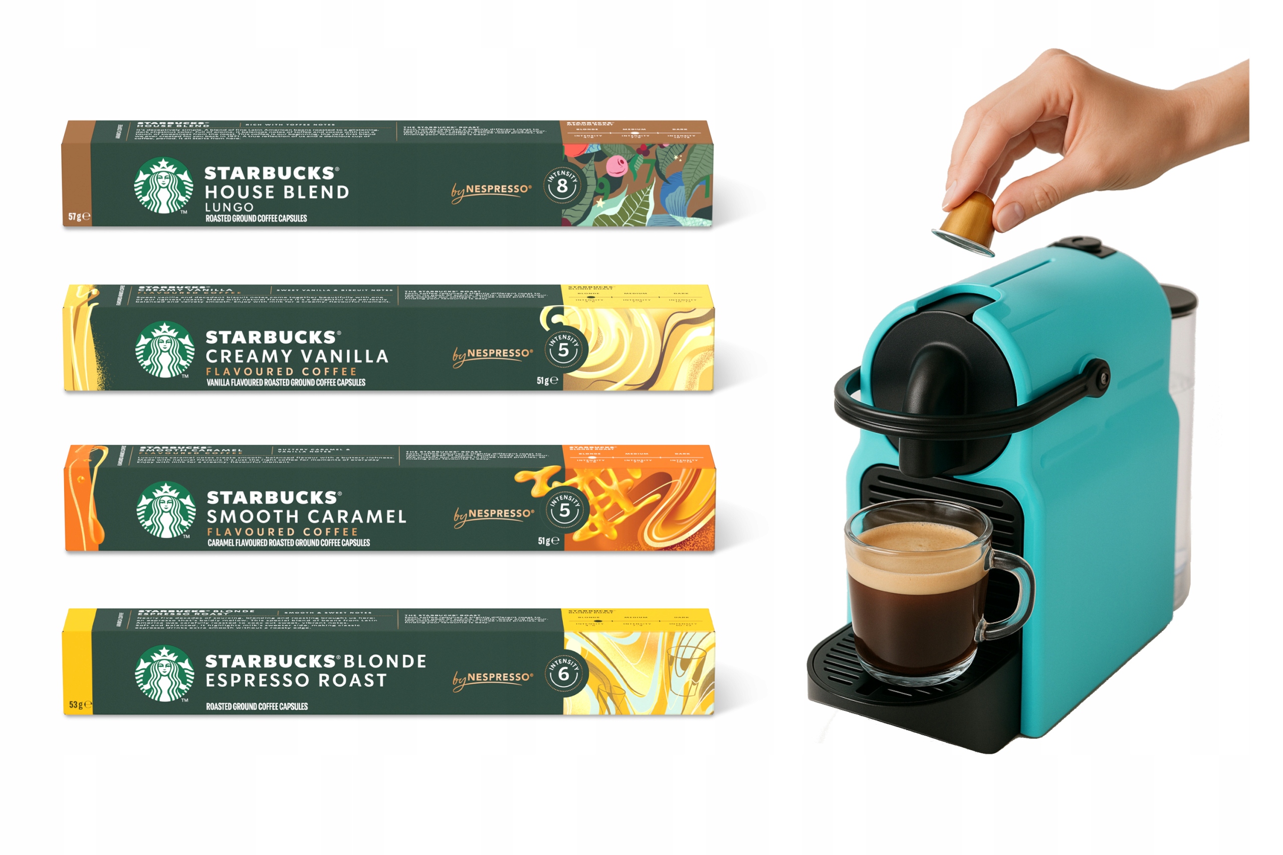 Starbucks Nespresso Smooth Mix Káva 40 kapslí