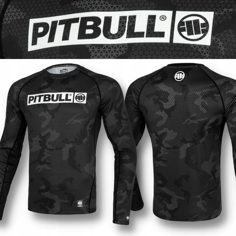 Koszulka Męska Pit Bull Longsleeve Z Długim Rękawem Pitbull