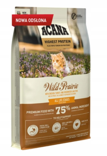 Levně Acana suché krmivo pro kočky Wild Prairie Cat 4,5 kg