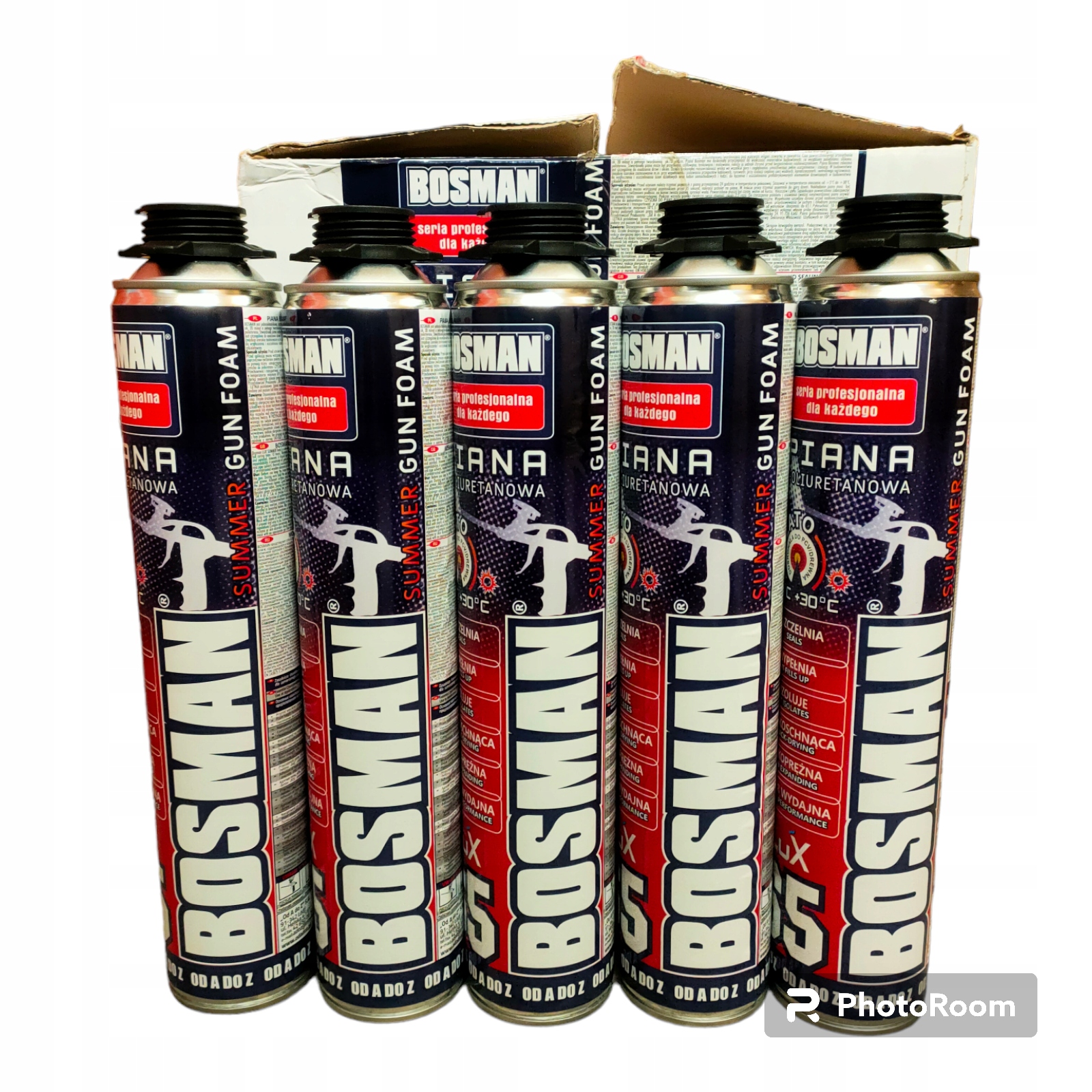 Pena Bosman veľmi výkonná De Lux, plechovka 860ml, 16ks!!!