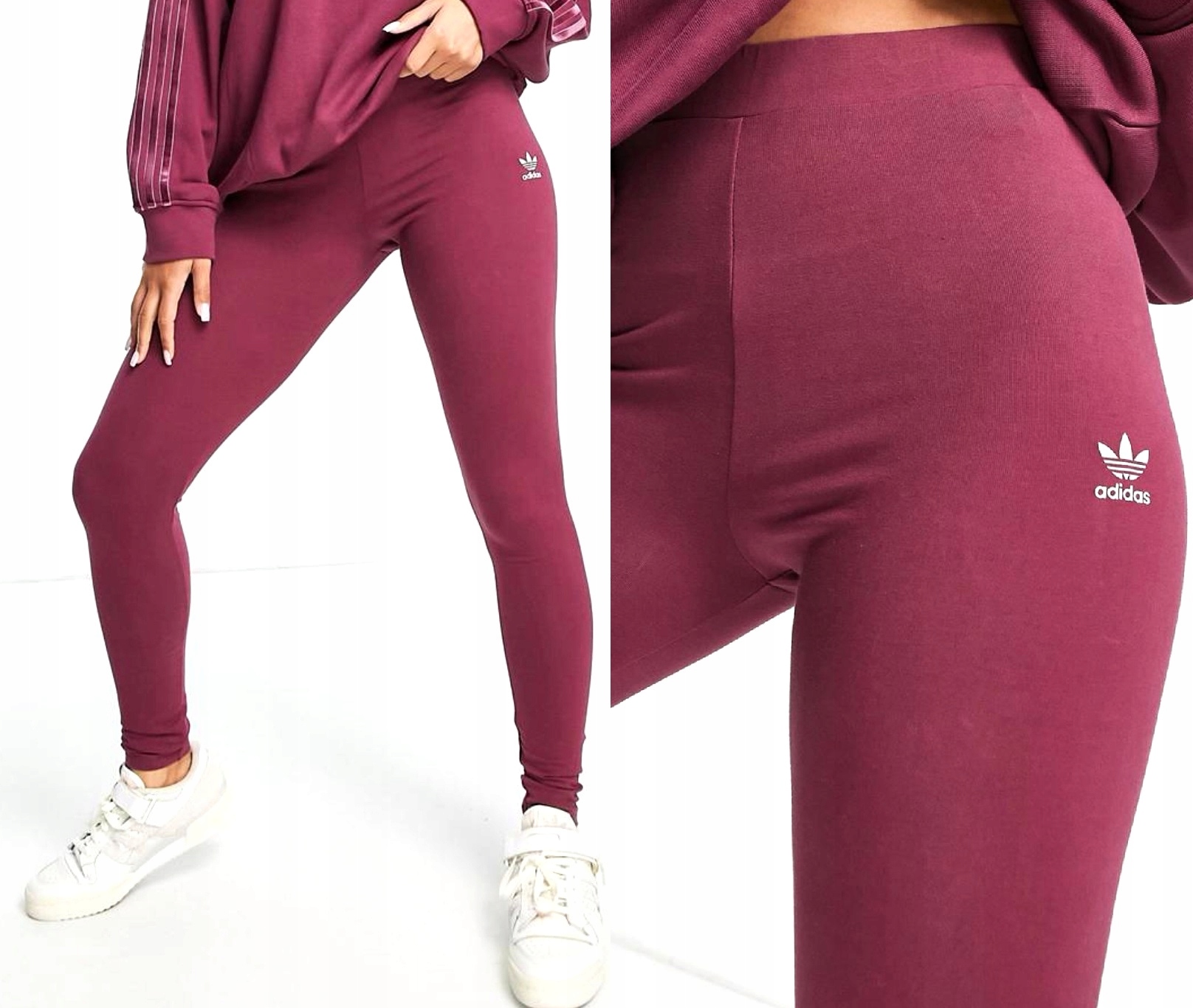 ADIDAS ORIGINALS LEGGINSY FITNESS LEGINSY LOGO 34 12634283782 - Allegro.pl