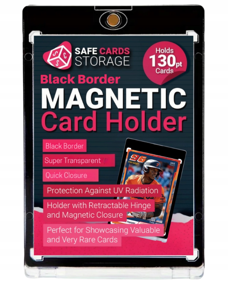 One Touch 130PT Black Border magnetyczny holder na karty Tcg Nba Panini Mtg