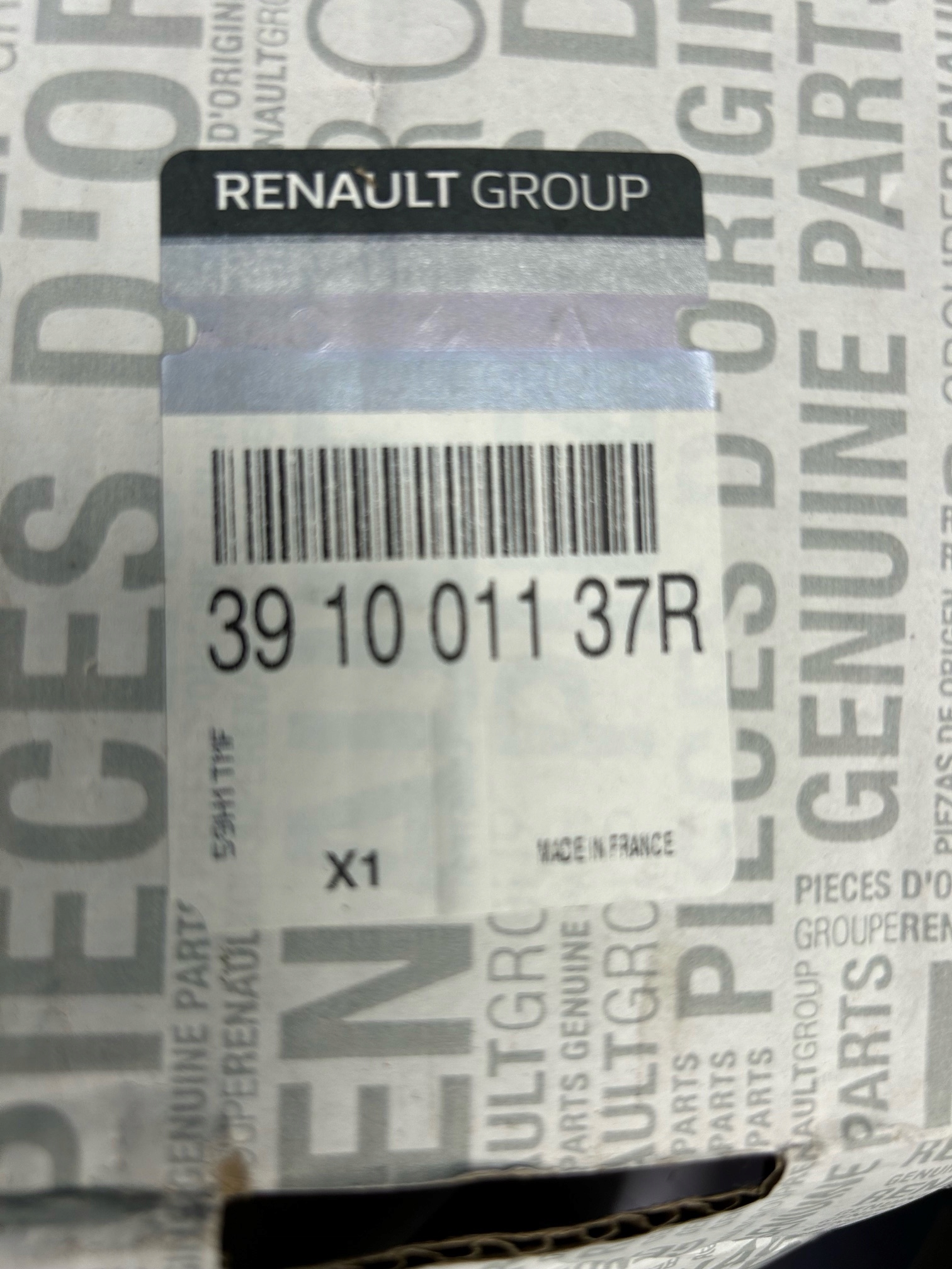 semi-axis front right RENAULT MGANE IV OE 391001137R