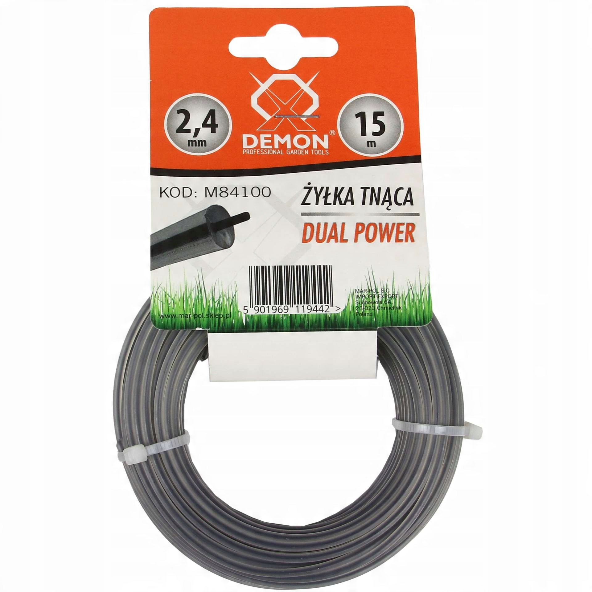 

Żyłka Tnąca Zbrojona Do Kosy Spalinowej 2,4mm