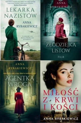Pakiet 4 X Lekarka Nazistów Złodziejka Listów Agentka Wroga Rybakiewicz