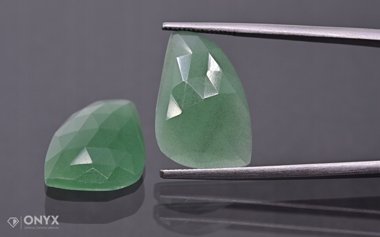 Serpentinit fasetovaná rozeta Para nepravidelná 20