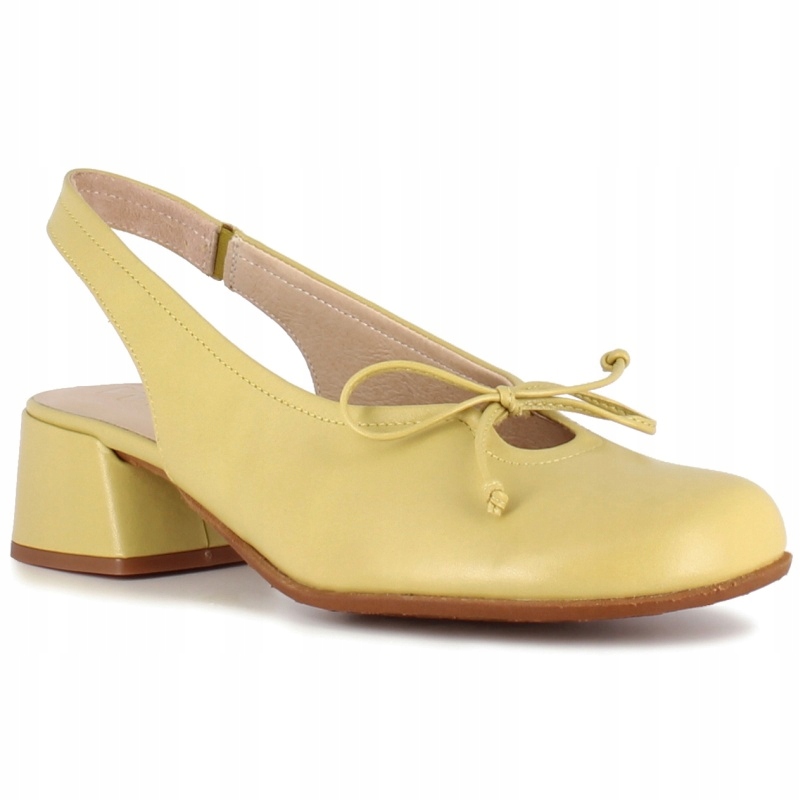 Dámské lodičky s odkrytou patou Wonders D-2403 Sauvag Amber Kůže Vel. 38