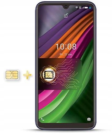 TF SMARTFON myPhone Now eSIM NIEBIESKI ELEGANCKI Komunikacja Bluetooth NFC