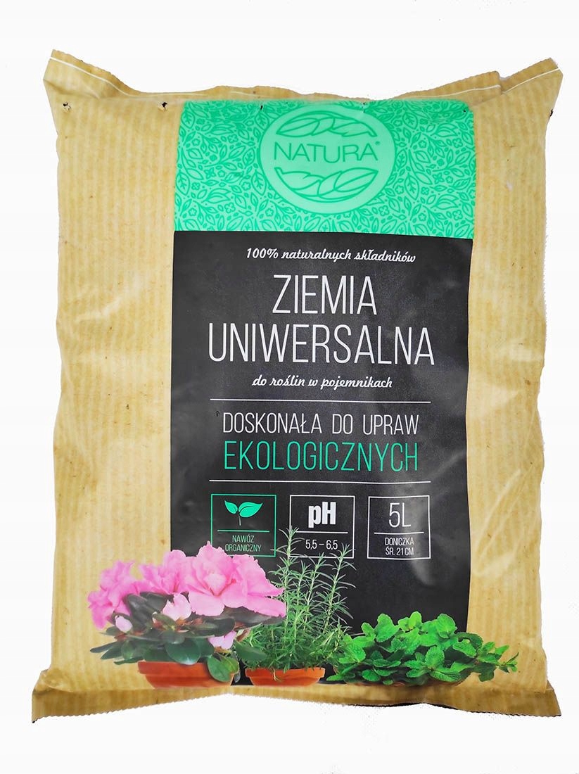 

Ziemia Uniwersalna Uprawy Ekologiczne 5L Natura